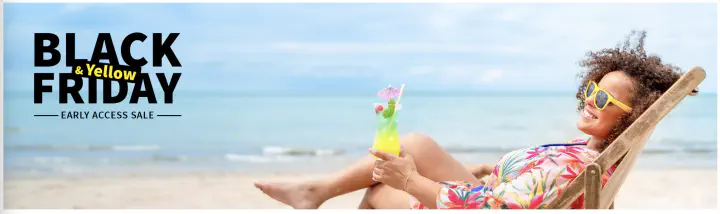 A screenshot of Spirit Airlines Black Friday deals.