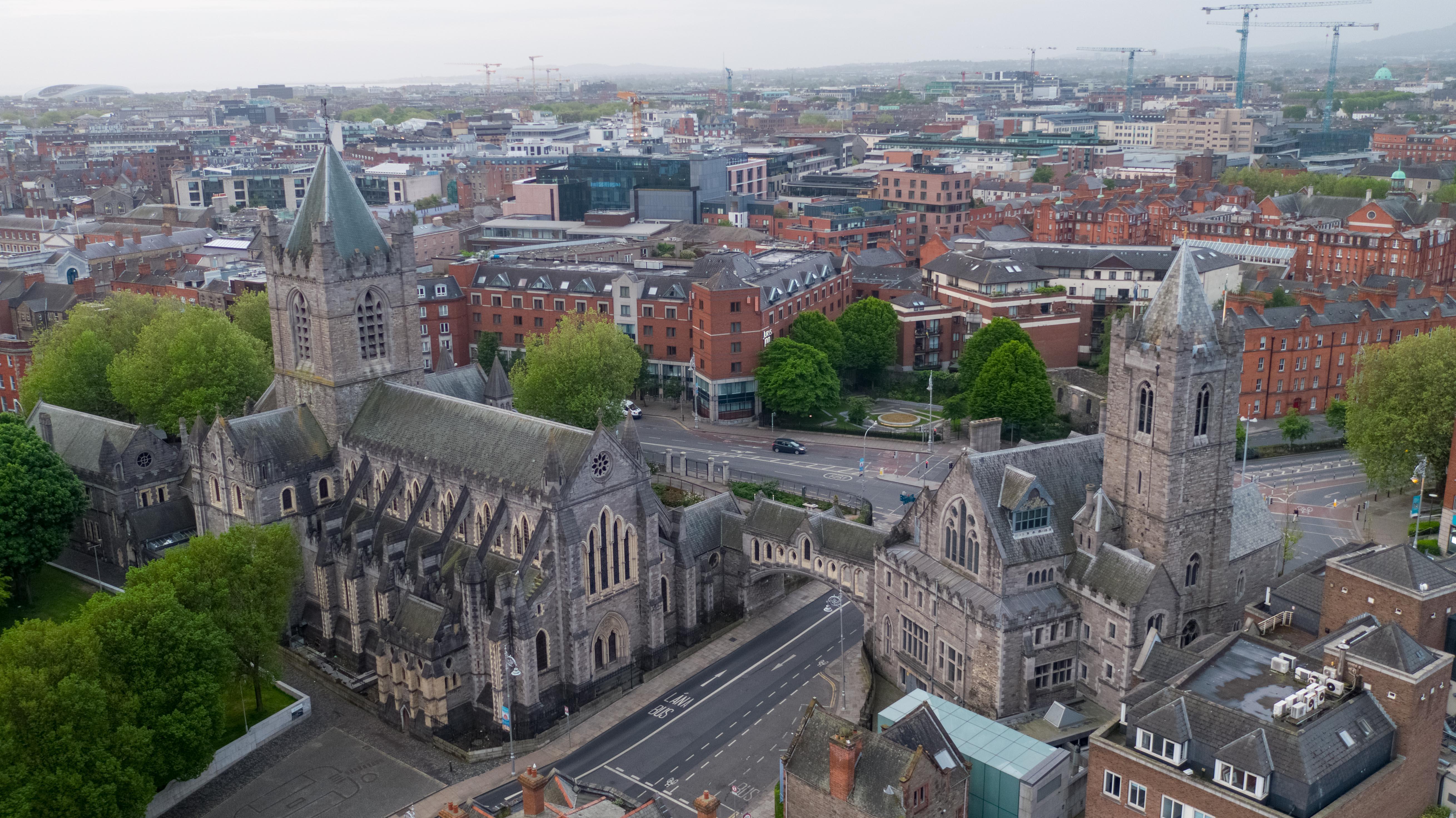 Dublin is known for its magnificent medieval buildings. Credit: Courtesy Failte Ireland.