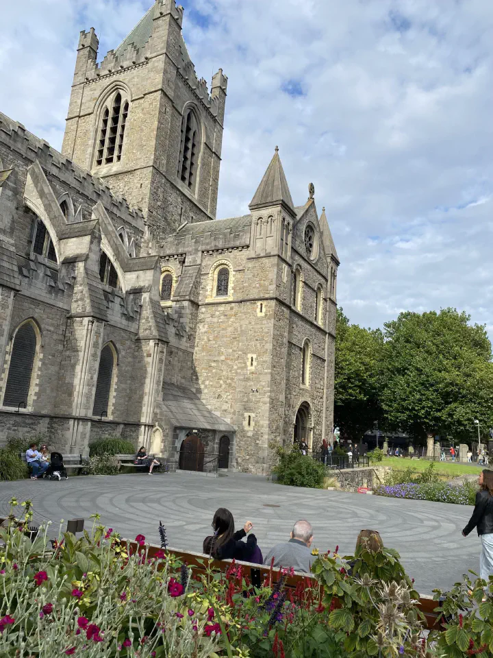 Facade of Christ Church Cathedral, Dublin.